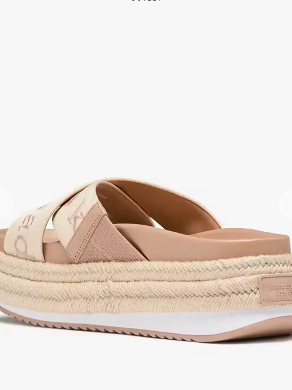 Kate Spade Piper platform Espadrille Slide Sandals